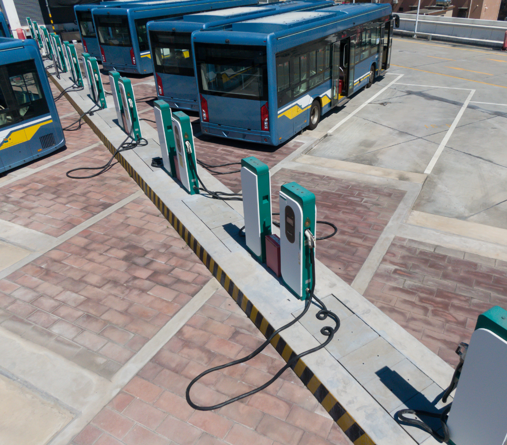 ônibus movidos a energia limpa