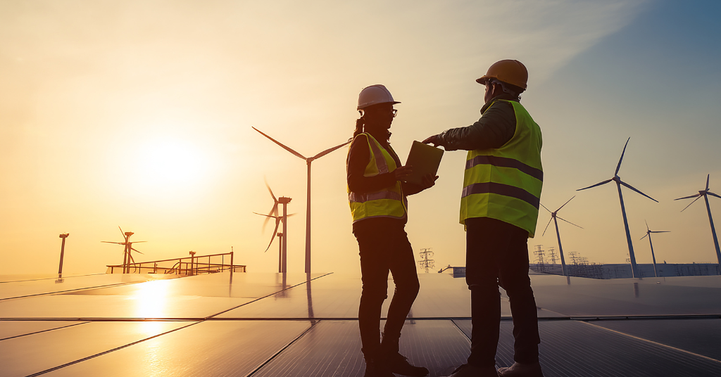 trabalhar com energia renovável